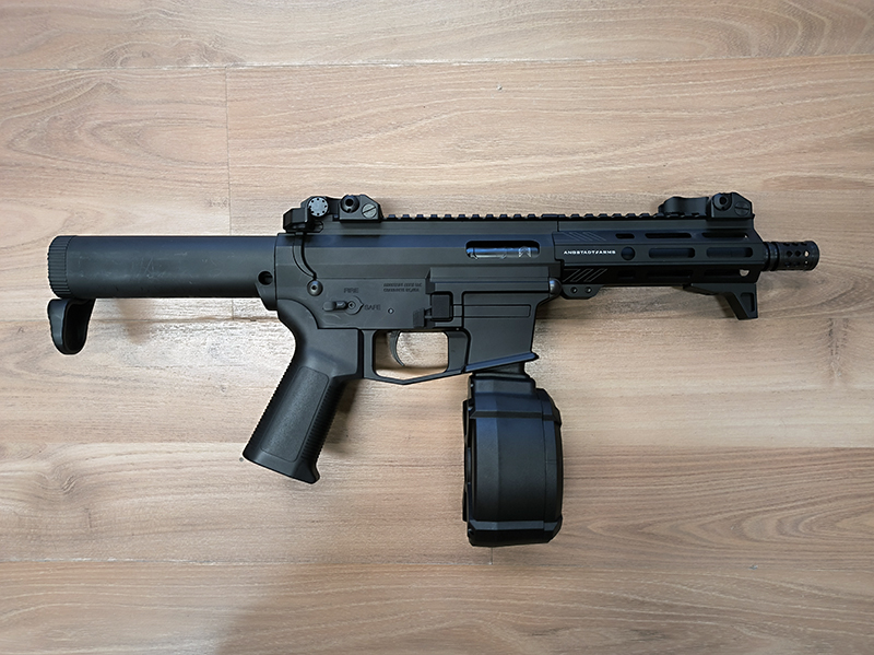 [COMBO SET] EMG Helios Angstadt Arms UDP-9 G3 AEG + Drum Mag (BK, 6'')